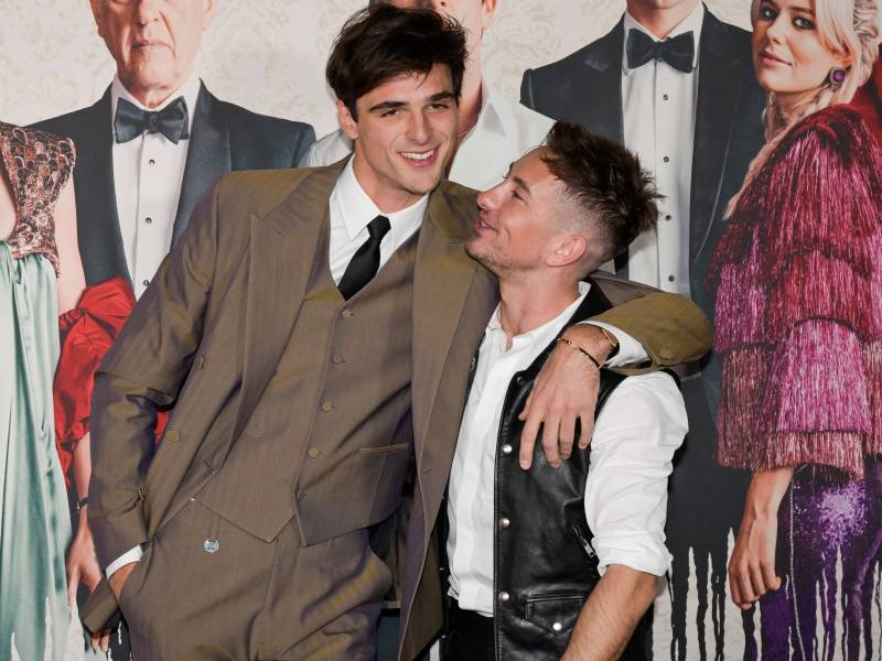 Jacob Elordi und Barry Keoghan bei der Saltburn Premiere