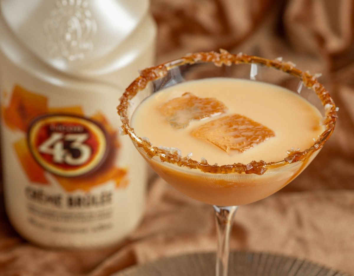 Crème Brûlée Martini: Cremiger Cocktail mit Licor 43