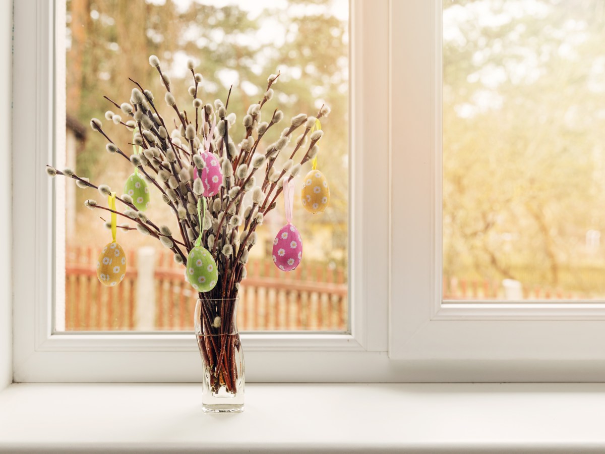 Osterdeko für das Fenster: 3 süße und österliche Ideen