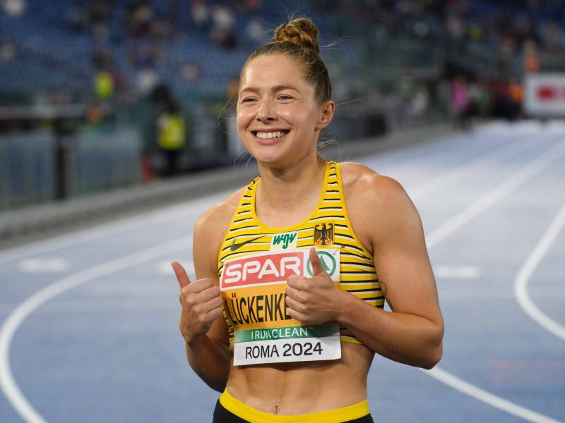 Gina Lückenkemper: Die deutsche Sprinterin und Medaillenhoffnung gilt als Ausnahmetalent. Was sie ausmacht, ihre größten Erfolge und ihre Chancen bei der Leichtathletik EM 2024.