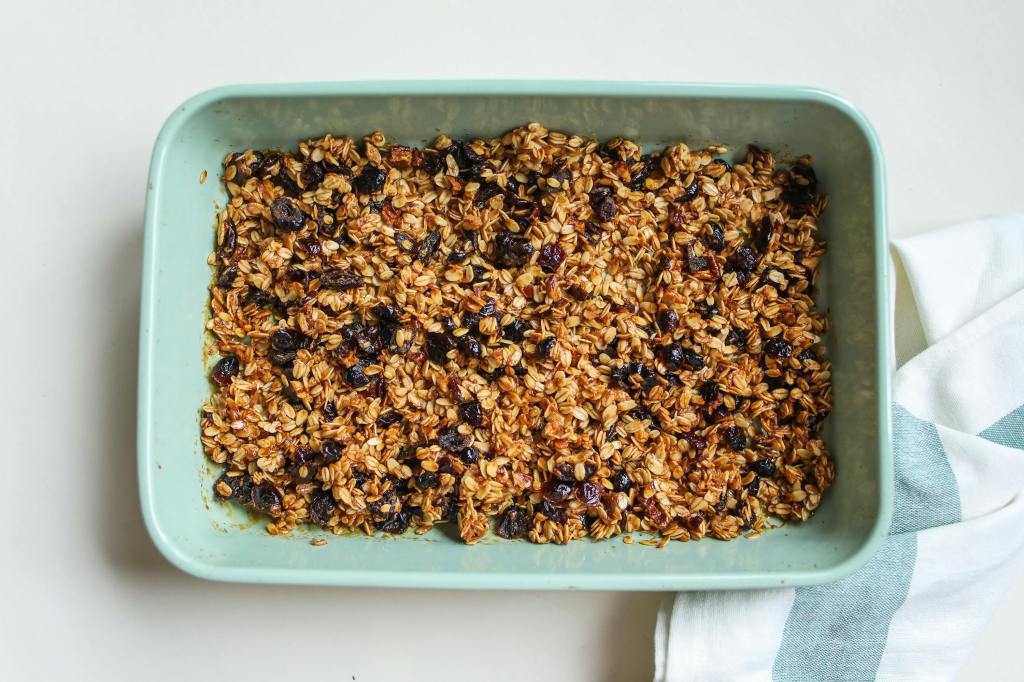 Baked Oats mit Beeren