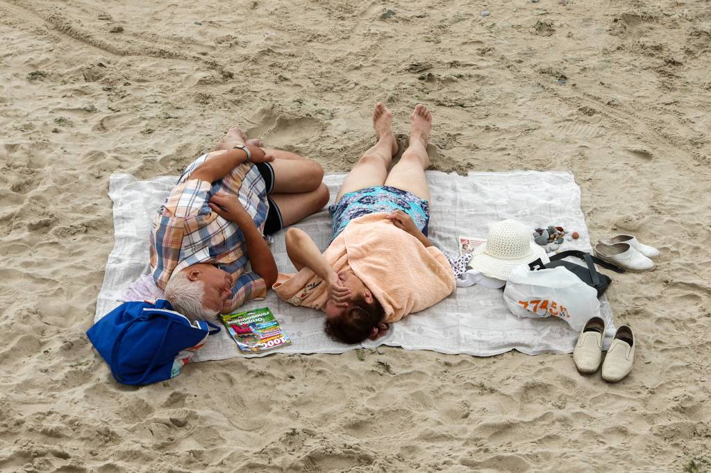 Renter am Strand