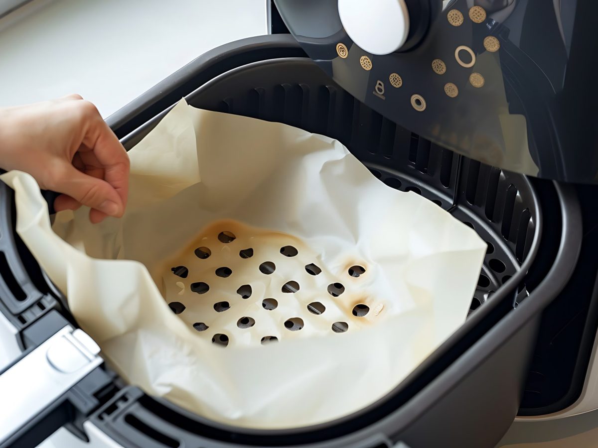 Air Fryer mit Backpapier nutzen: 4 Gründe, warum es keine gute Idee ist