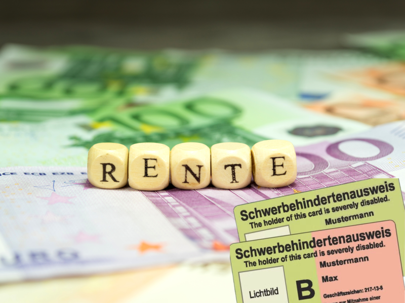 Rentenansprüche mit Schwerbehinderung