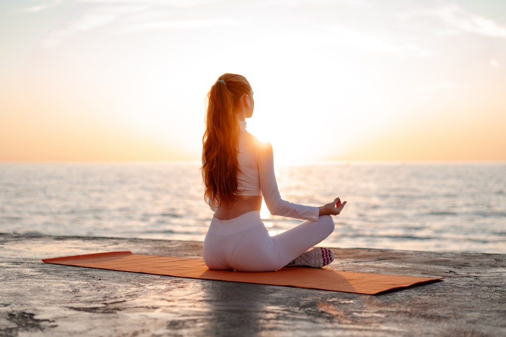 Yoga am Strand