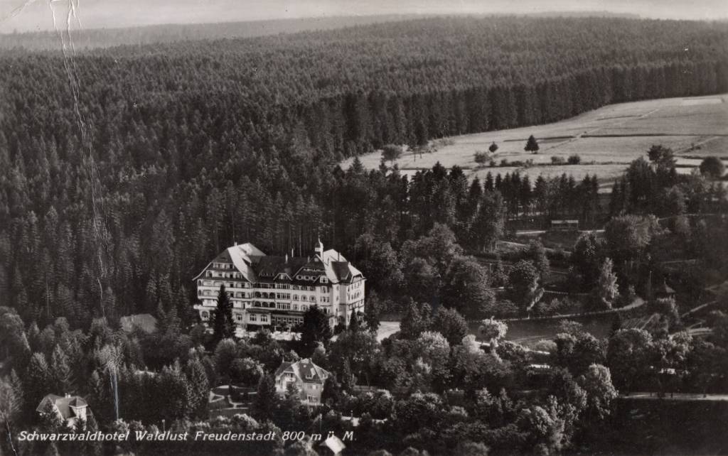 Das Hotel Waldlust in Freundenstadt geh&ouml;rte zu den luxuri&ouml;sesten seiner Zeit.