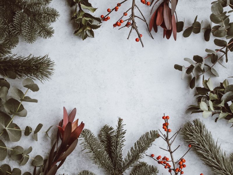 Süße Weihnachtsbaum Alternative DIY: Garnbäumchen