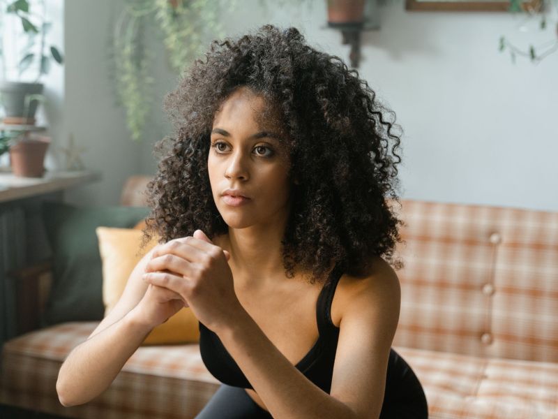 Woman Squat Home Workout