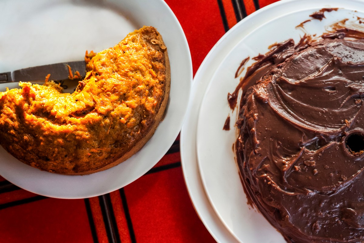 Karottenkuchen mit Nutella