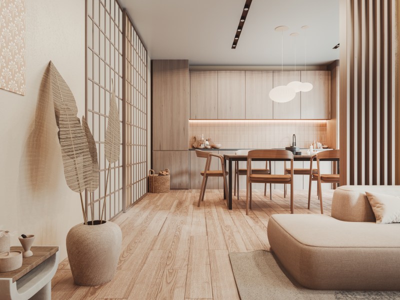 DIY Idee: Raumtrenner basteln ohne Bohren