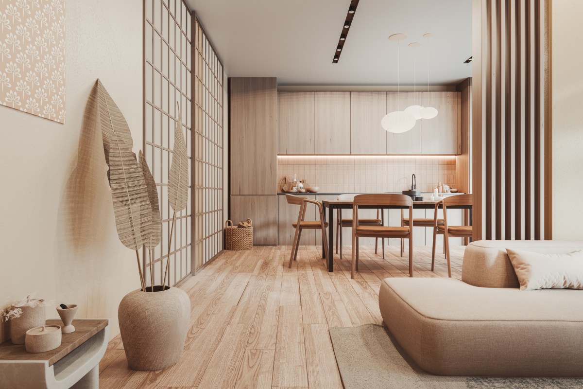 DIY Idee: Raumtrenner basteln ohne Bohren