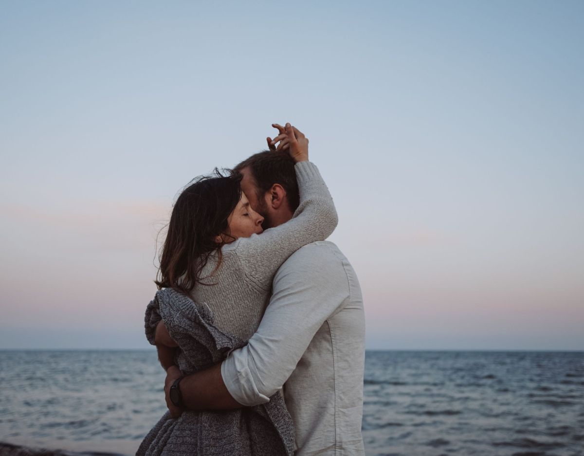 Paar Mindset Strand Beziehung