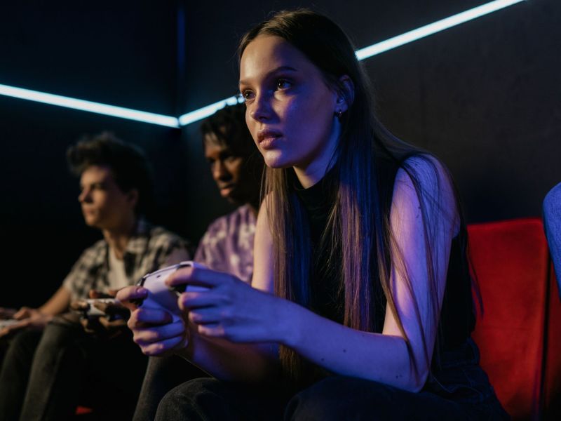 Gaming Videospiele Stressabbau Achtsamkeit