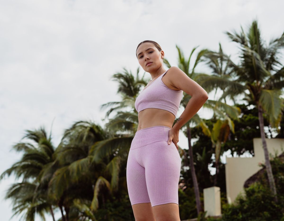 Frau Sport Outfit Workout