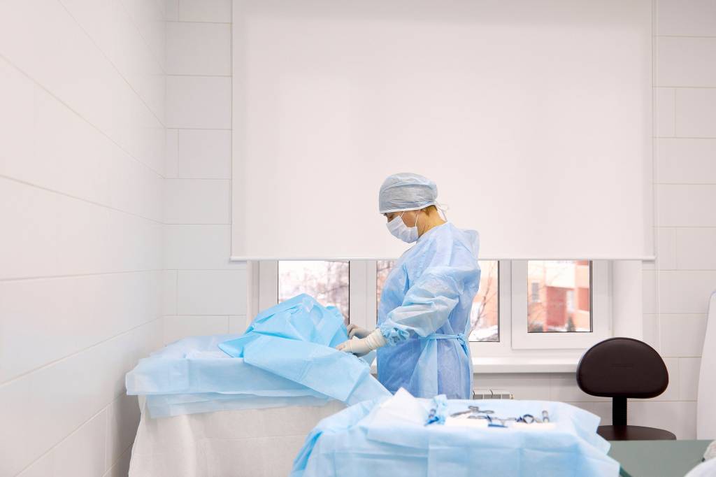 Frau Krankenhaus Arbeit