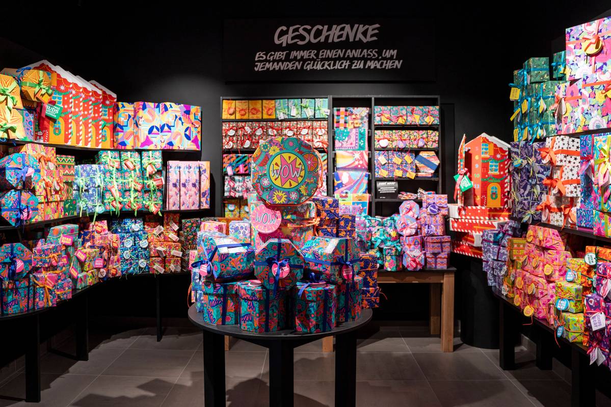 Bunt und aufregend: EIn typischer Lush-Store. Wer steckt hinter der Idee?