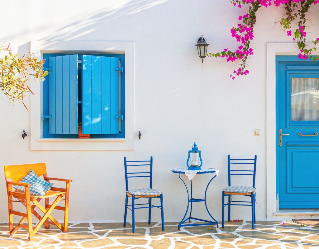 griechische Terrasse