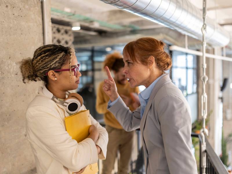 Frau toxische Sätze Chef