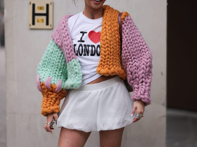 Frau mit I love London shirt