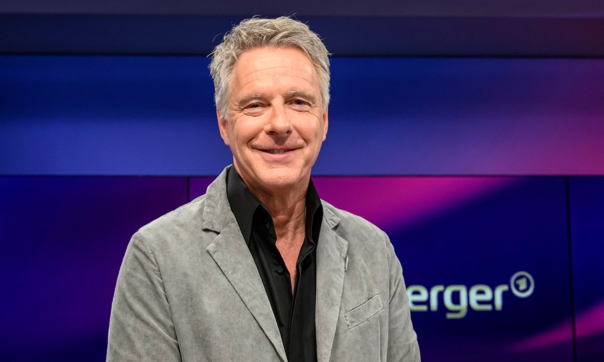 Jörg Pilawa als Gast bei einer TV-Sendung.