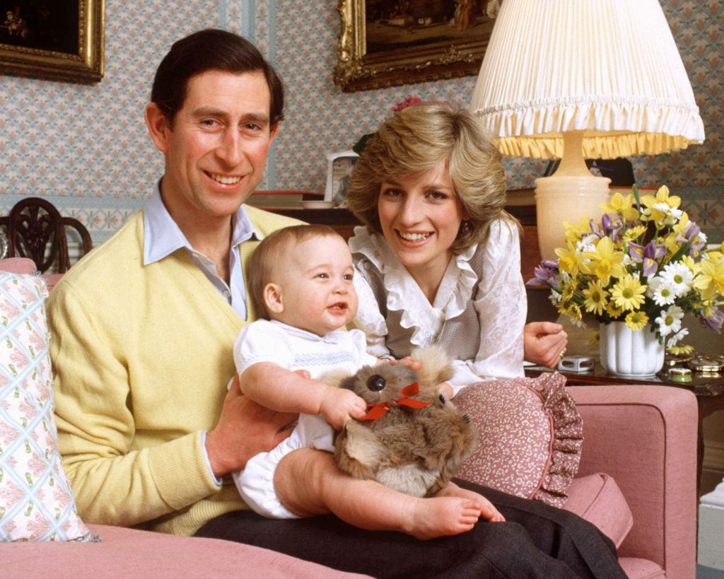 Prinzessin Diana, Prinz Charles und Prinz William.