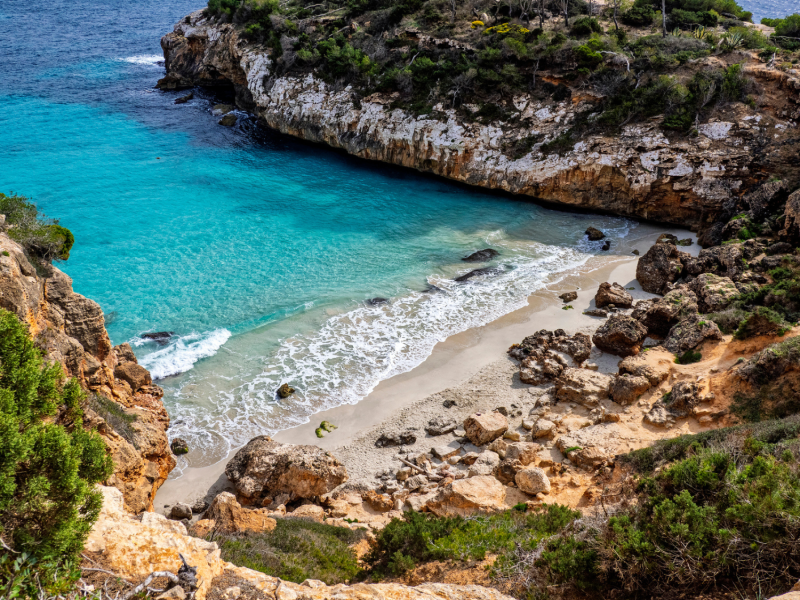 Bucht auf Mallorca