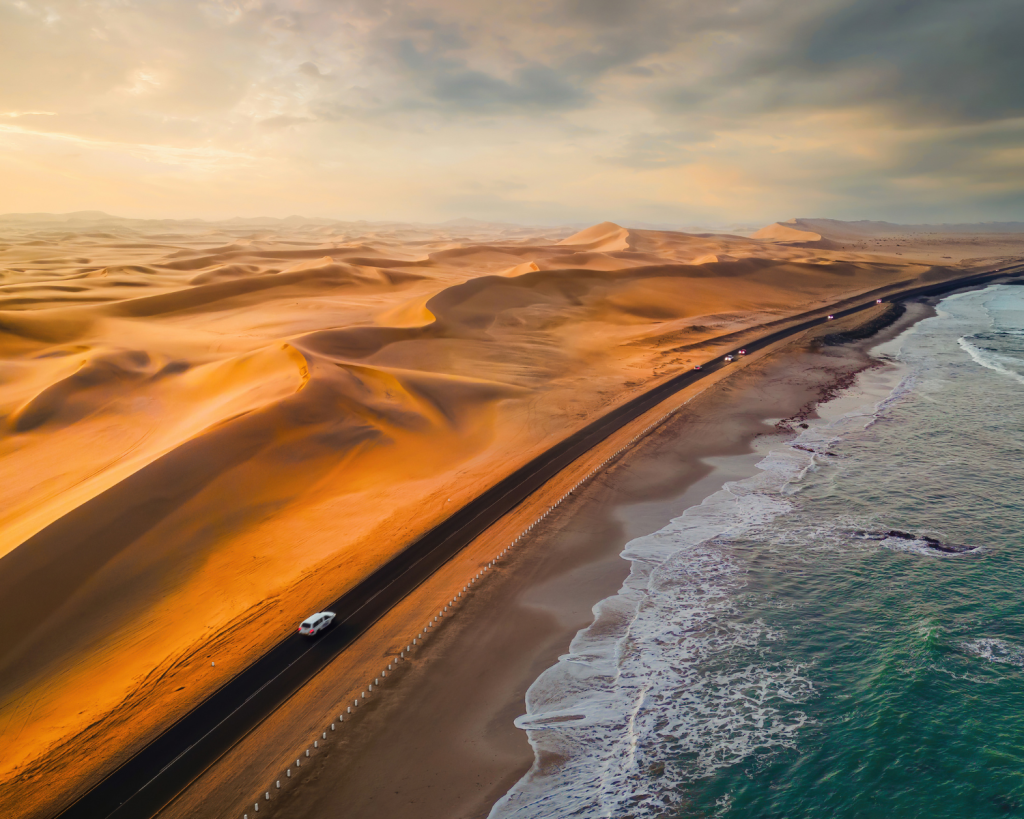 Namibia ist ein W&uuml;stenland und z&auml;hlt zu den regen&auml;rmsten L&auml;ndern der Welt, die Namib W&uuml;ste ist eine trockensten.