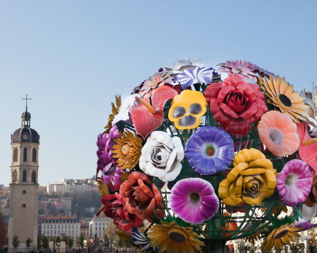 "Flower Tree" in Lyon, Frankreich