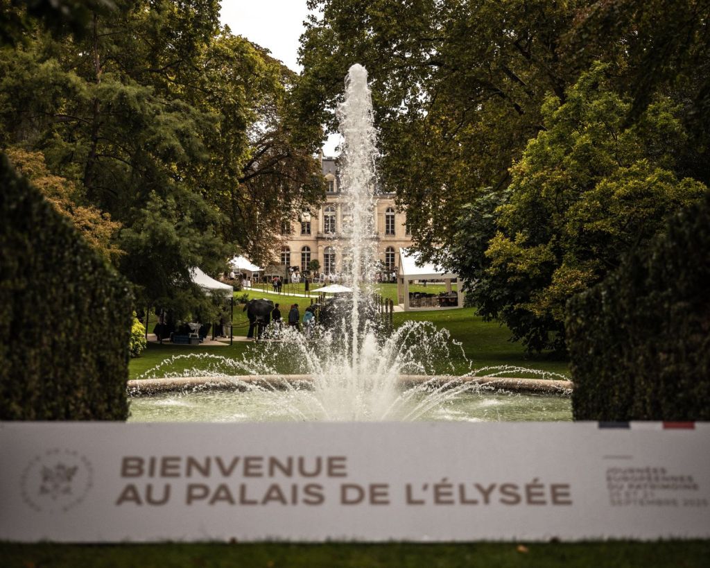 Garten vom Élysée-Palast