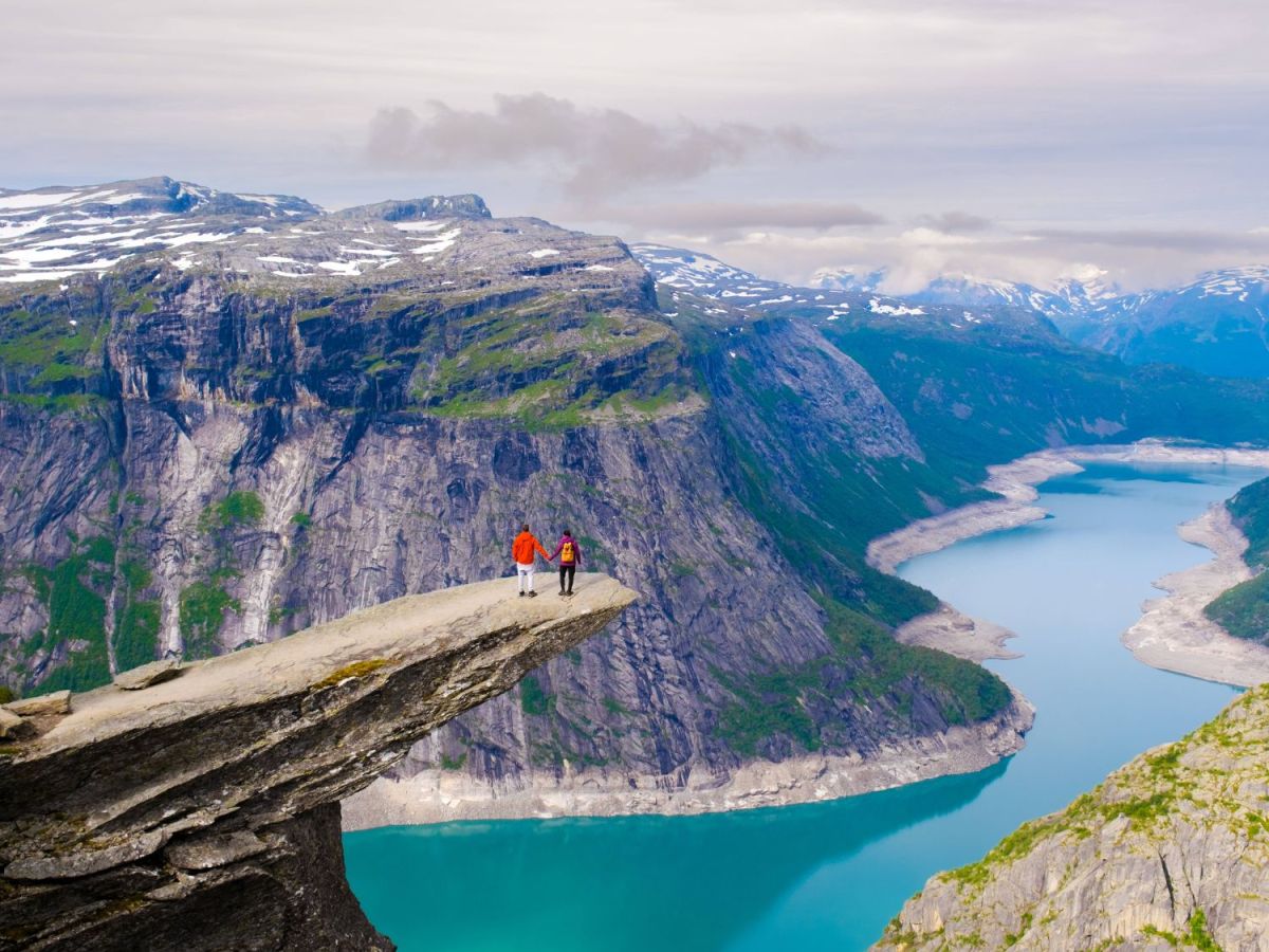 In 700 Metern Höhe: Hier befindet sich Norwegens „Trollzunge“