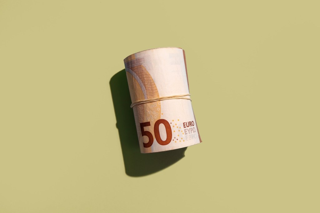 50-Euro-Schein-Rolle