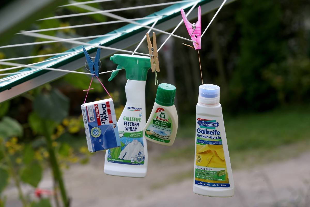 Denkmit Produkte an der Wäscheleine