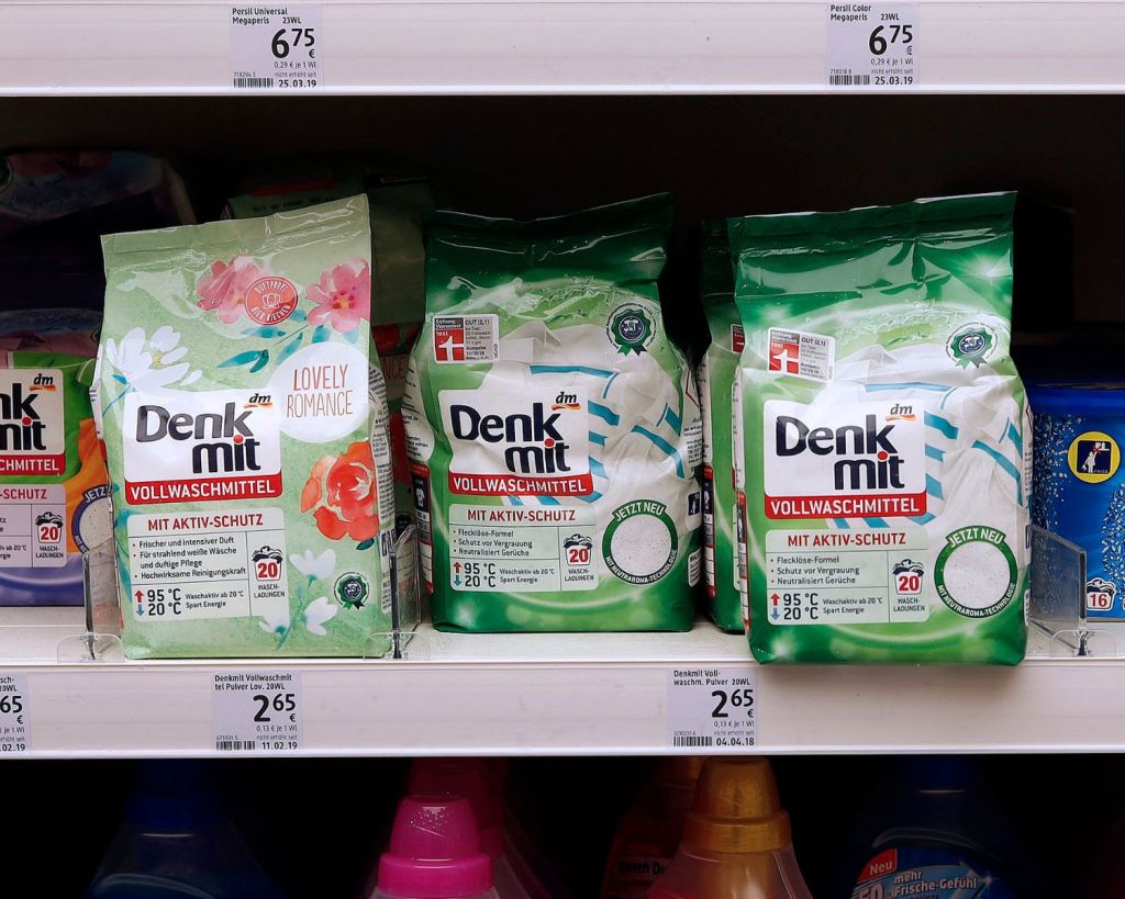 dm denkmit Waschmittel