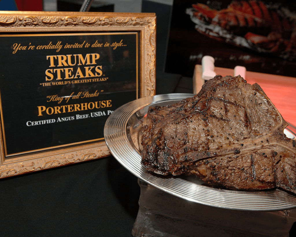 Auch f&uuml;r die Kulinarikfans hatte Trump bereits spannende Produkte parat.